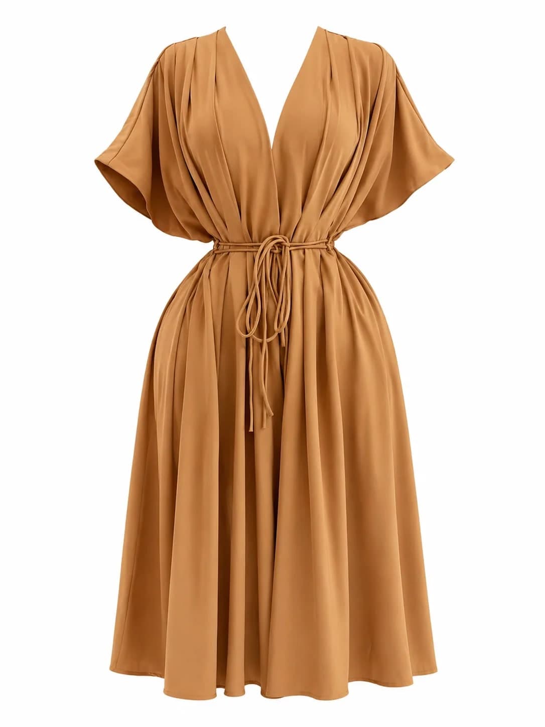 Elegant waist strip dress